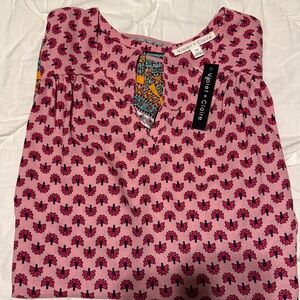 Violet & Claire Pink Floral Top